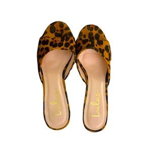 Lulu’s cheetah high heels